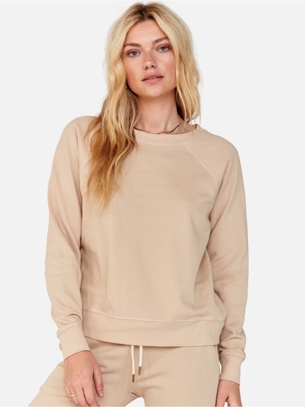 Mate the Label Organic Cotton Raglan Sweatshirt - size small